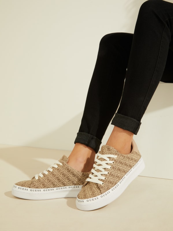 Guess beige sneakers sale