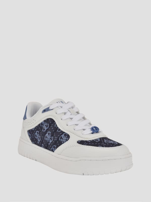 GUESS Rola Jacquard Low top Sneakers Blue 8