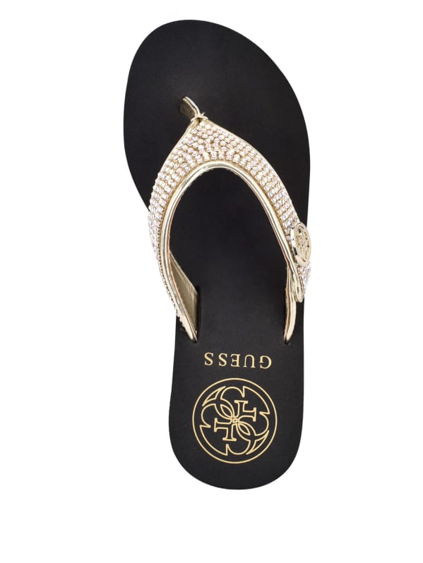 Guess siarra wedge flip flop store