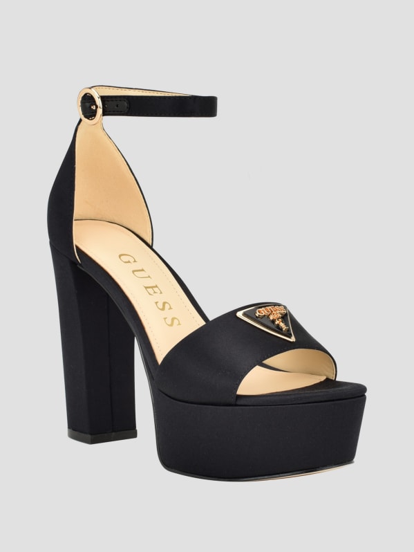 Guess black high heels store