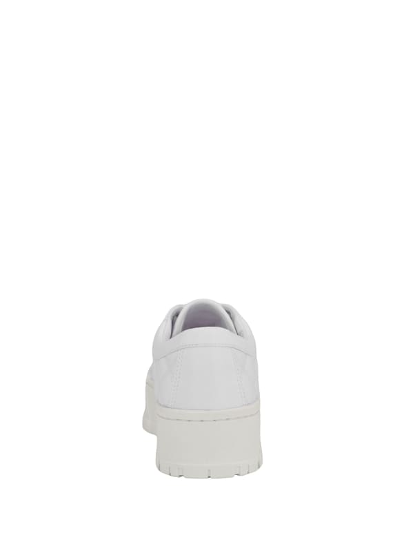 GUESS Tesie Quilted Platform Sneakers White 7.5