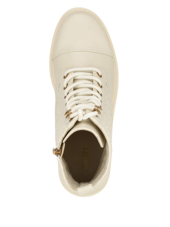 White guess boots hot sale
