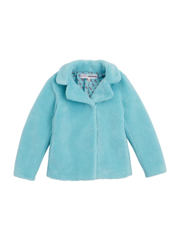 MiniMe Mara Faux Fur Jacket Kids 7 16 GUESS Canada