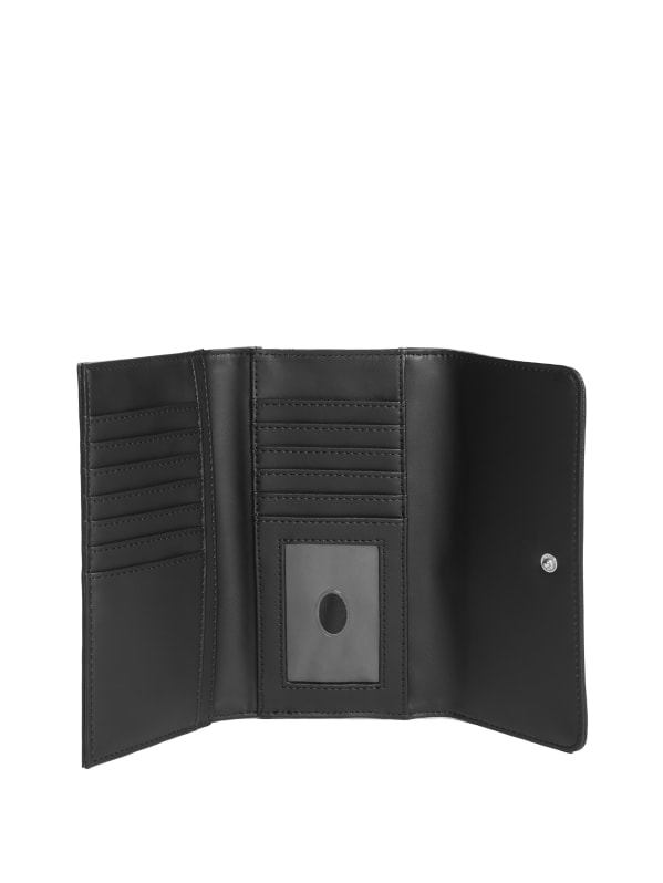 Abree logo sales saffiano slim wallet