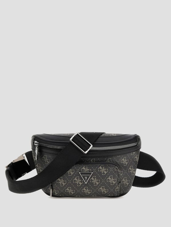 GUESS Vezzola Eco Compact Bum Bag Black One Size