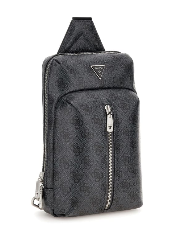 Guess sling bag white sales
