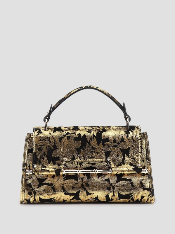Iris Floral Mini Top Handle Bag GUESS Canada