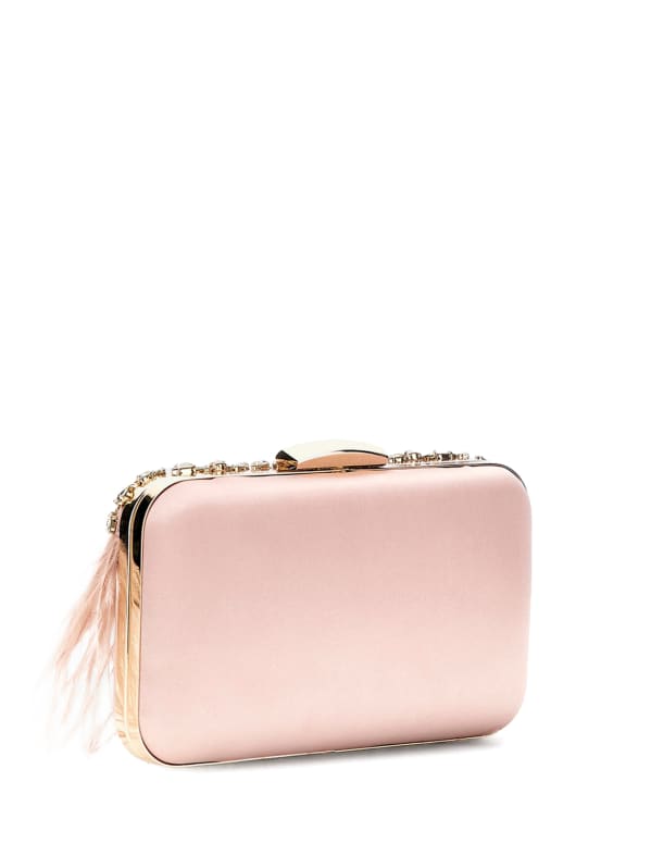 Guess pink clutch on sale