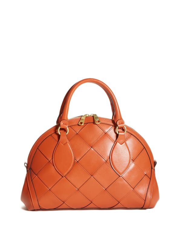 Orange guess bag top