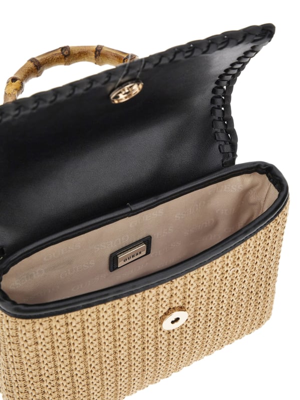 Guess straw bag clearance