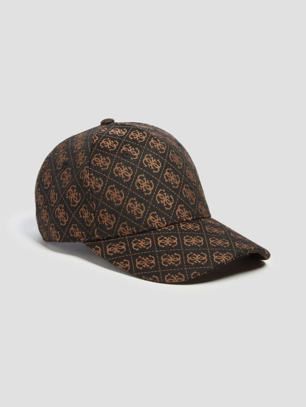 GUESS Jacquard Quattro G Baseball Hat Black