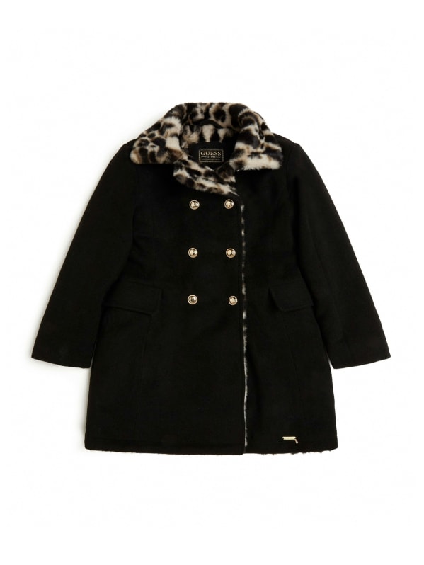 Faux Fur Lined Coat 7 16 GUESS