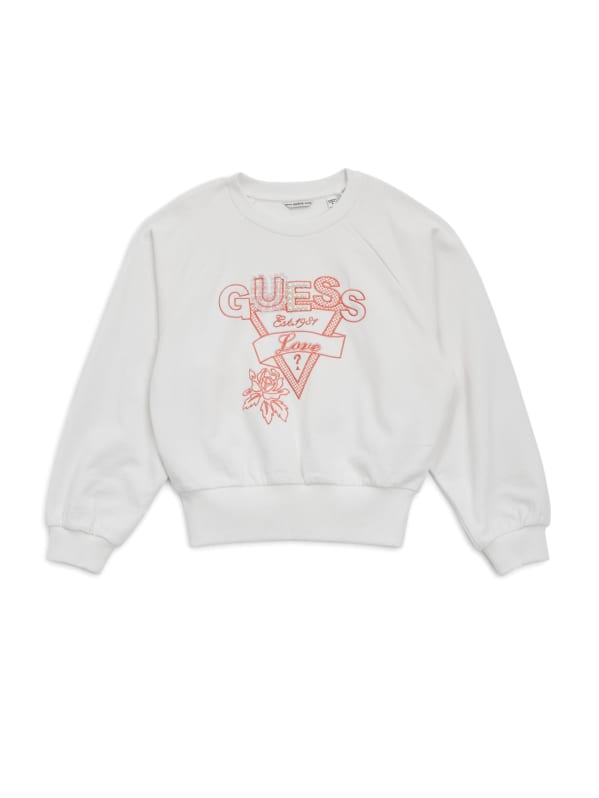 Guess white jumper shop