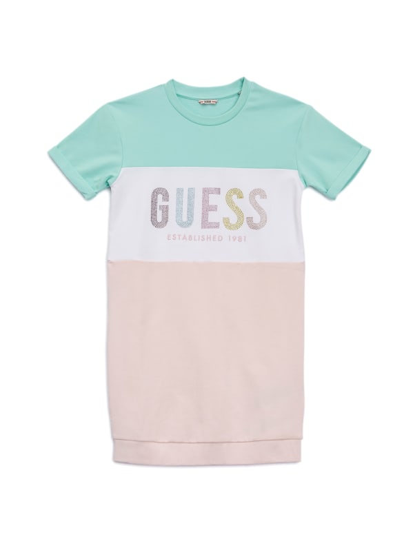 Color Block Logo Dress 7 14