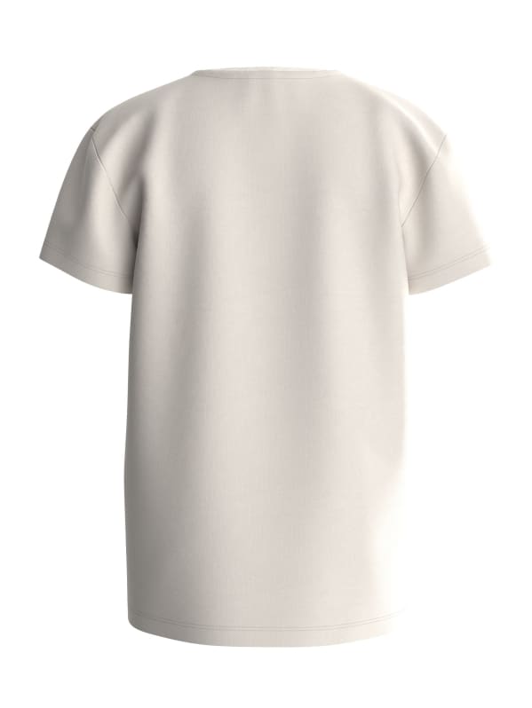 GUESS Eco Oversized Tee 7 16 White