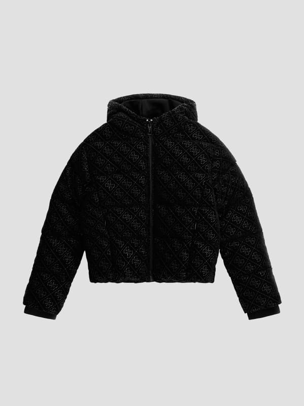 Guess jacket black and white sale