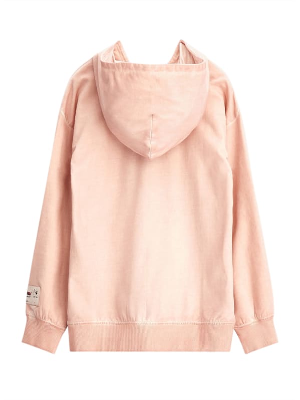 Guess hoodie pink best sale