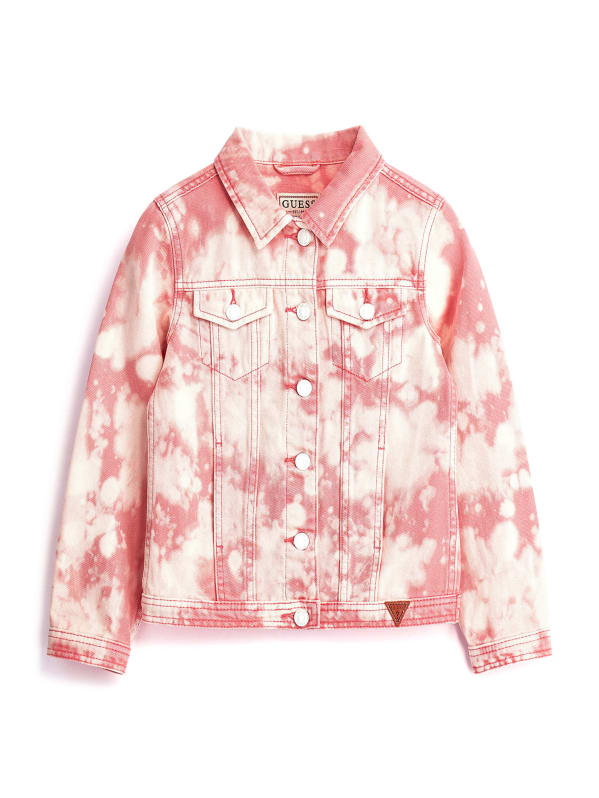 Laney Oversized Denim Jacket Kids 7 16 GUESS Canada