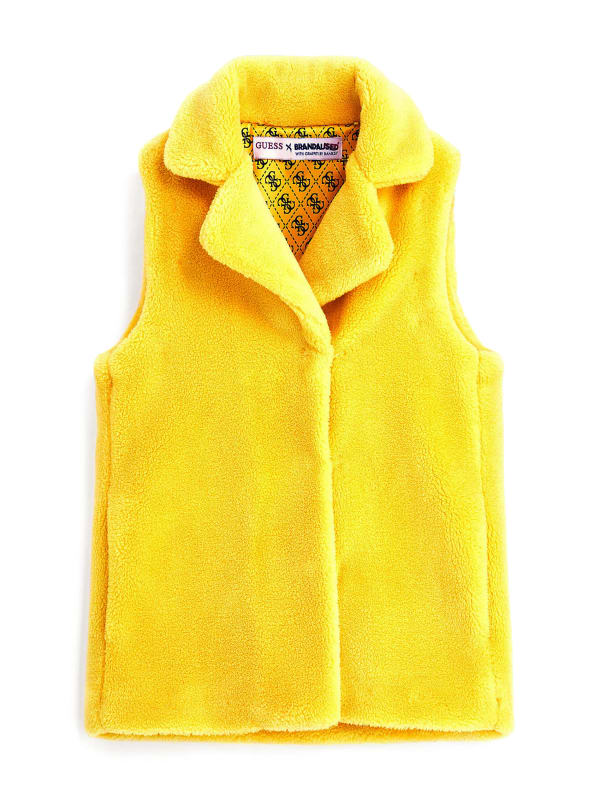 MiniMe Delia Faux Fur Vest Kids 7 16