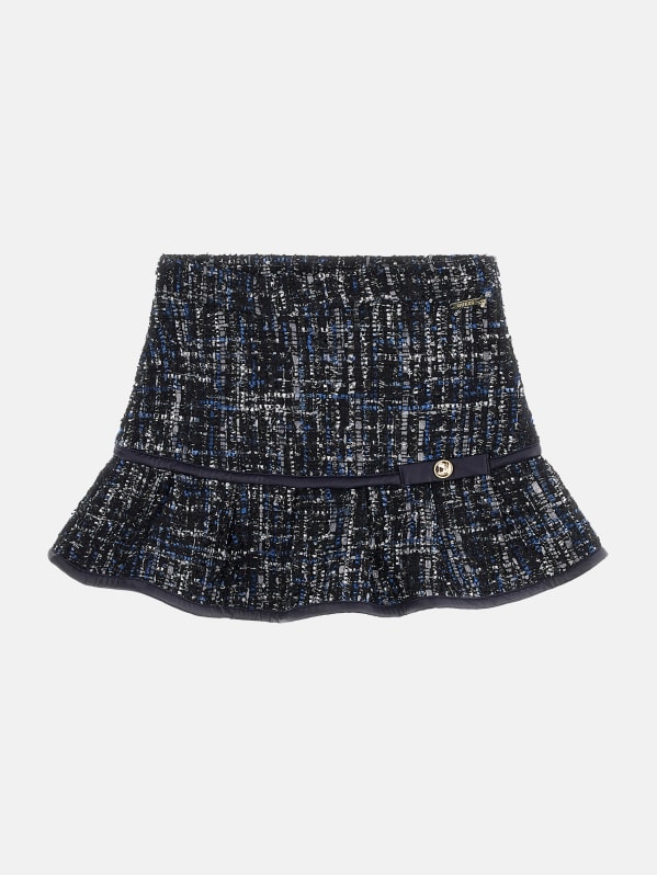 Wool Blend Tweed Skirt 7 16 GUESS Canada