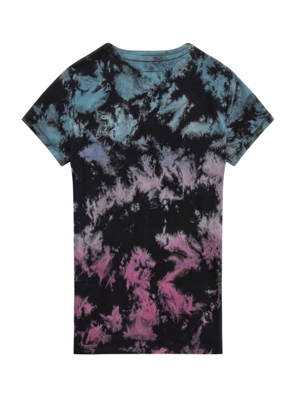 Purple and black guess shirt discount