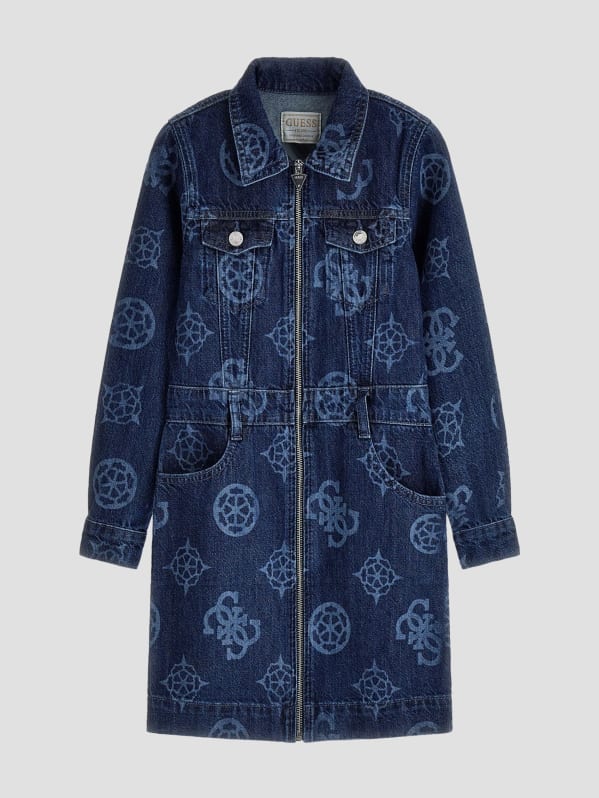Guess denim dress top