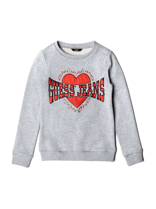 Embroidered Logo Sweatshirt 7 14 GUESS Canada