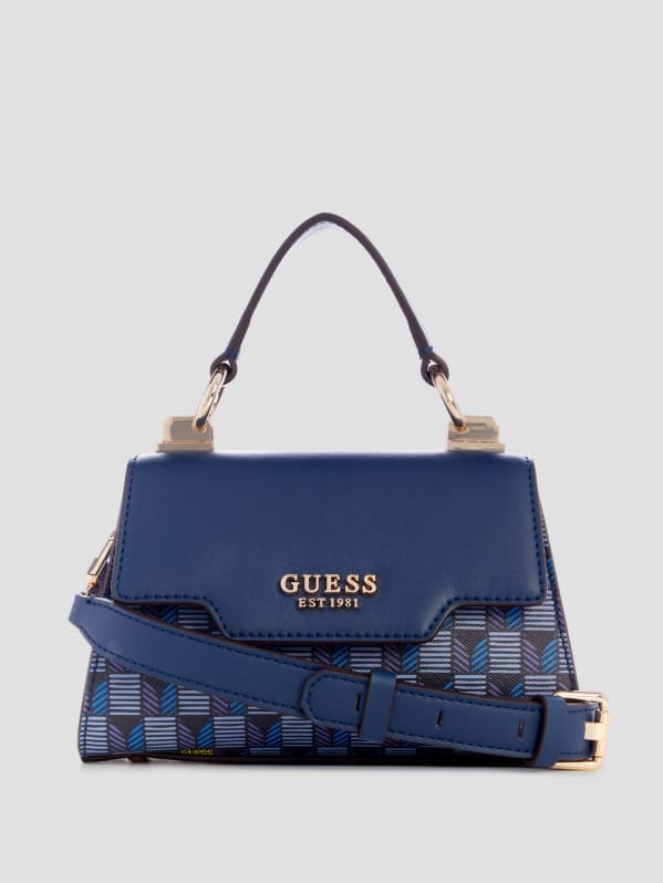 Guess brinkley mini top handle bag hot sale