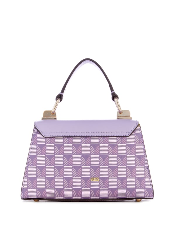 Hallie Mini Fold Over Flap Bag GUESS Canada