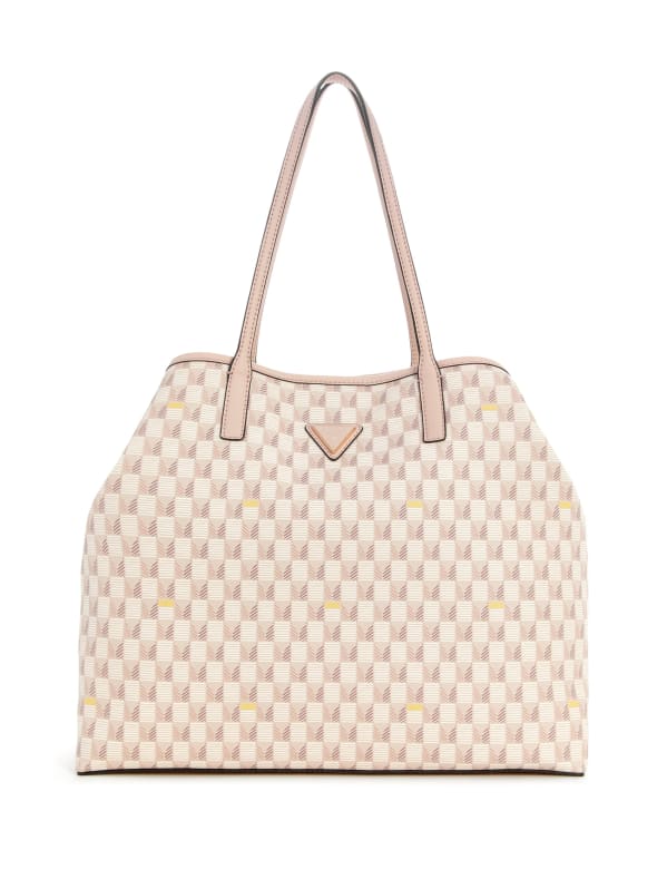 GUESS G Wave Large Tote Set Pink One Size