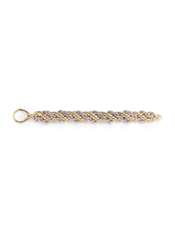 Mixed Metal Double Rope Bracelet Marciano Ca