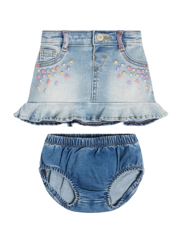 GUESS, Blue Women's Denim Skirt