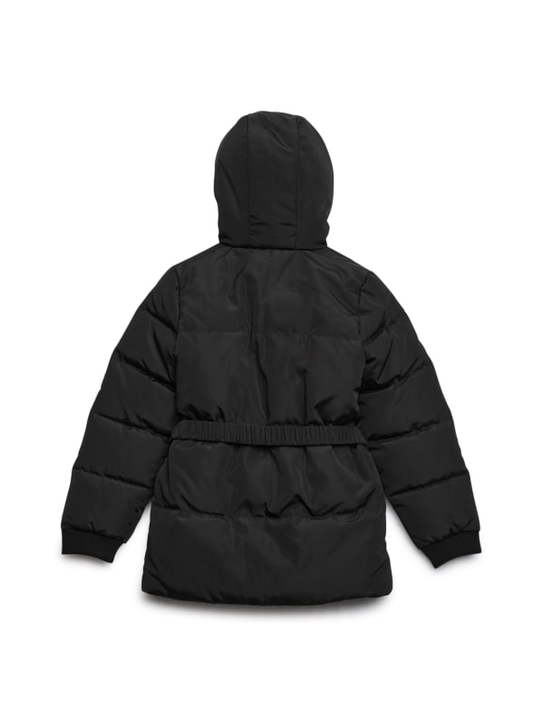 Girls black online puffa coat