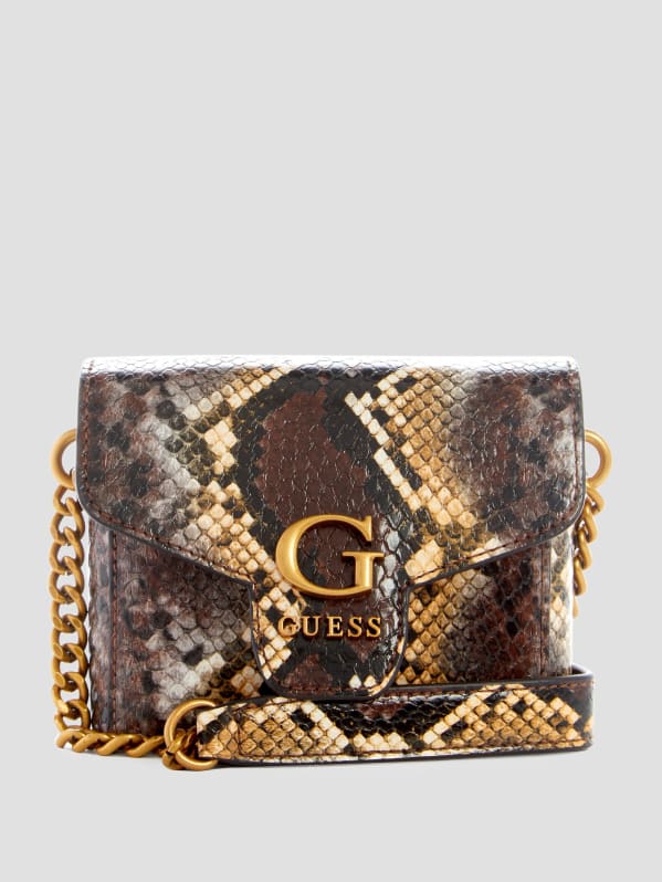 Shenny Python Micro Mini Crossbody GUESS