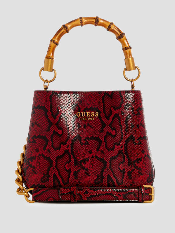 Guess snakeskin bag hot sale