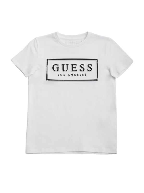 Guess motif t shirt new arrivals