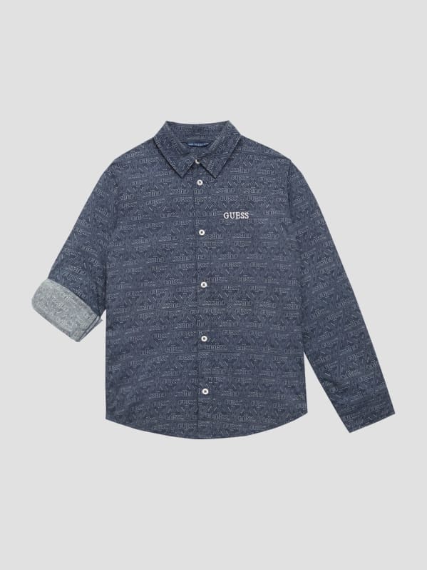 Printed Poplin Shirt 7 16