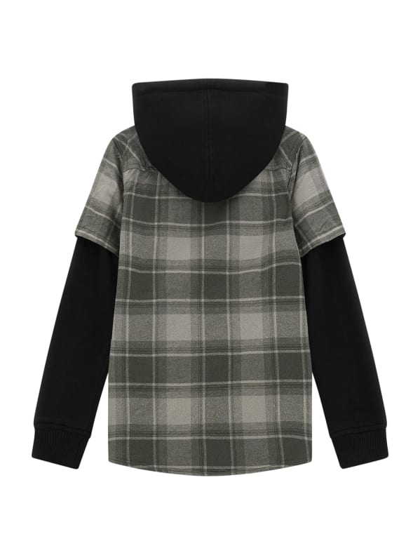 Layered Plaid Shirt 7 16