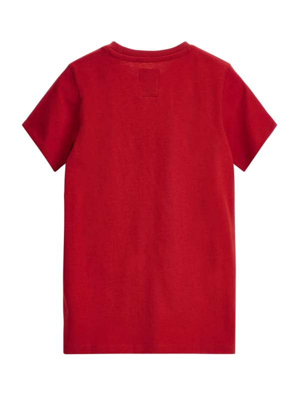Guess red tee cheap