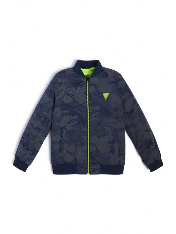Guess camo bomber jacket online