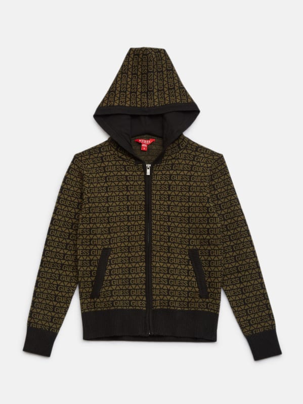 Hooded Logo Sweater 7 16 GUESS Factory