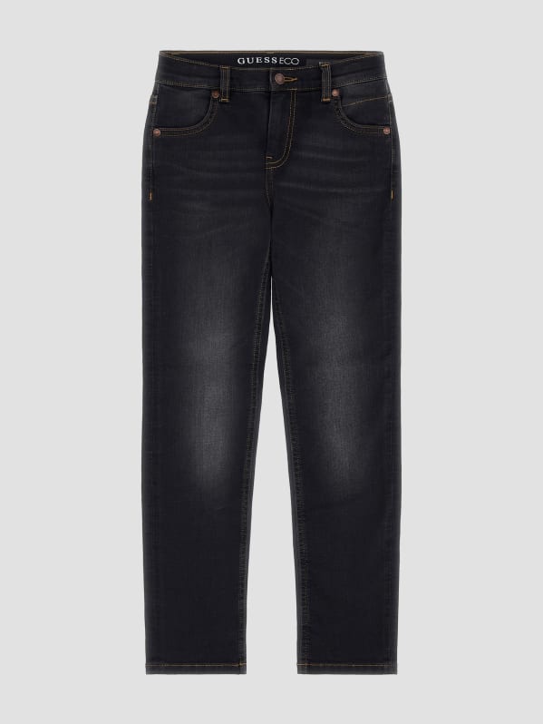 Eco Black Denim Slim Fit Jeans 7 16 GUESS