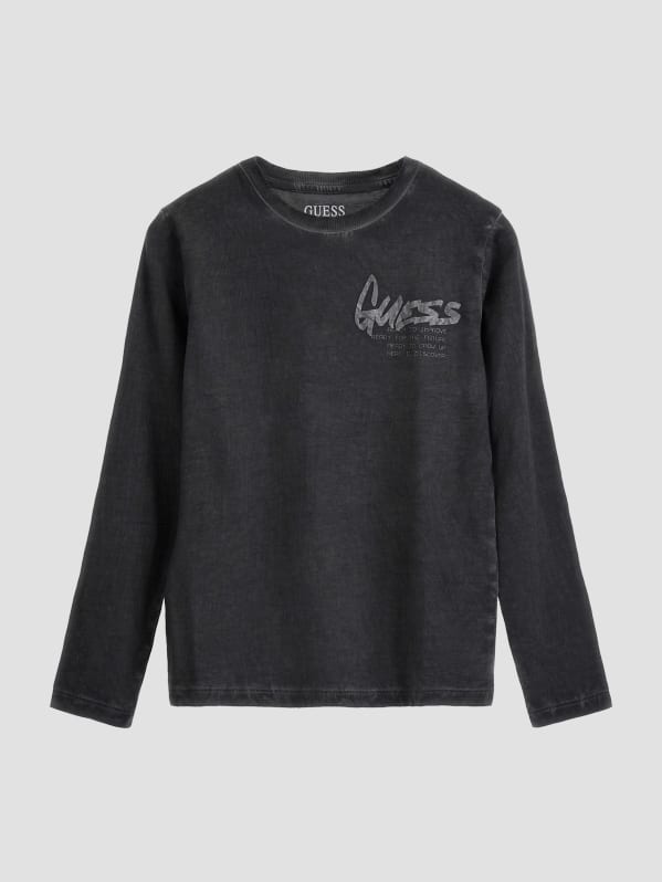 Long sleeve guess top outlet