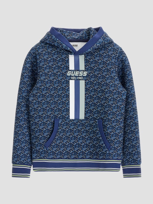 Guess blue jumper clearance