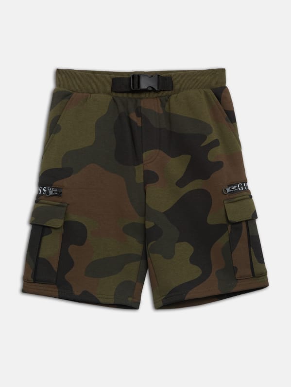 Eco Jhonny Camo Knit Cargo Shorts (7-18)