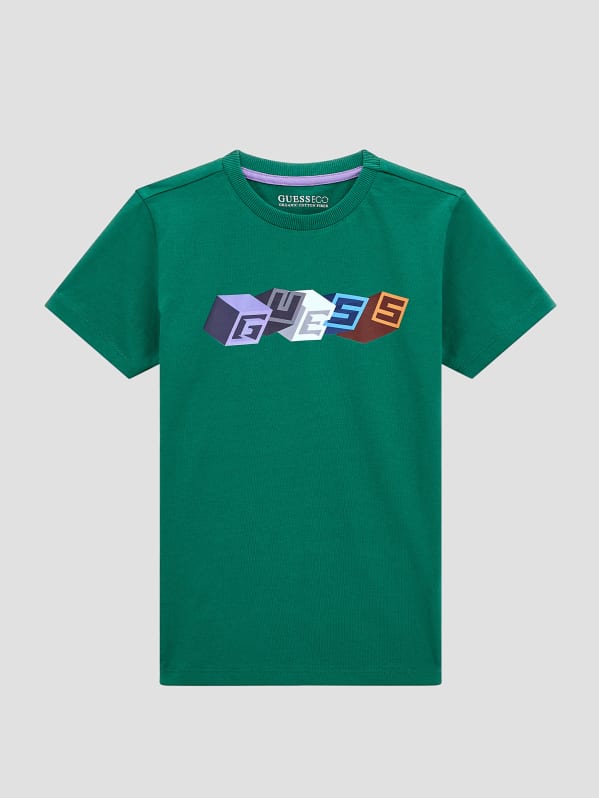 Green and orange guess shirt hotsell
