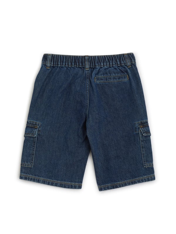 Boys denim cargo shorts hot sale