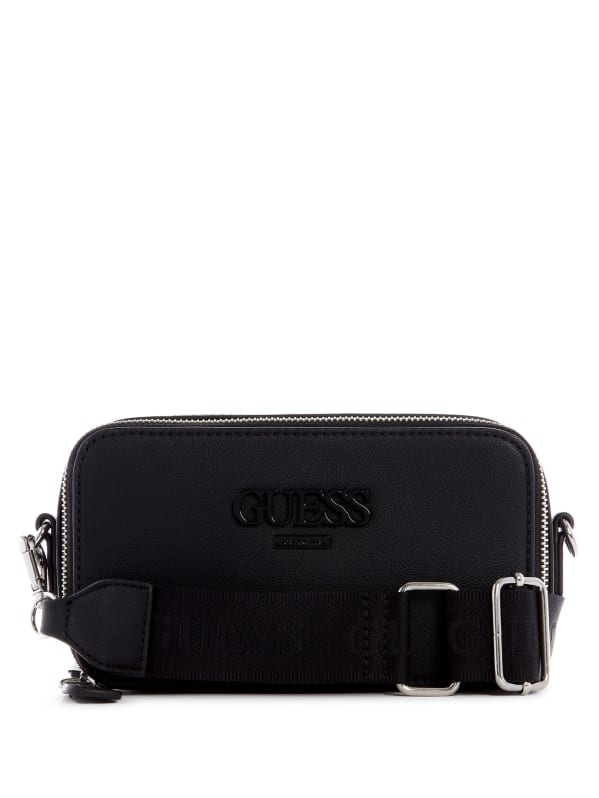Crossbody bag GUESS Burgundy in Synthetic - 21241202