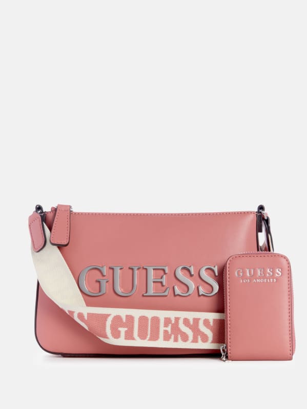 Caracara Zip Top Crossbody GUESS Factory
