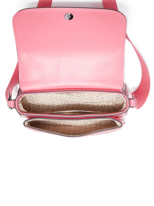 Pink leather crossbody 2025